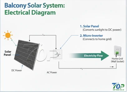 Balcony Solar System ເຮັດວຽກແນວໃດ?