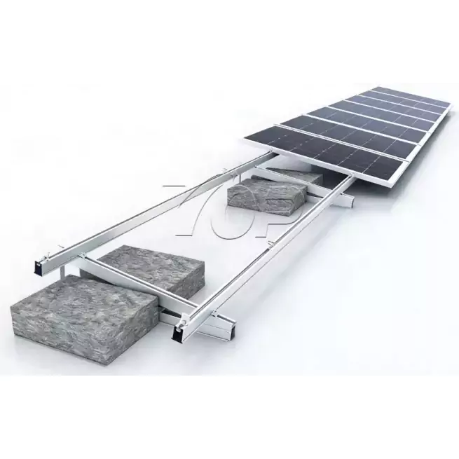 ມຸງຄອນກຣີດຮາບພຽງ Solar Ballast Mounting Rack