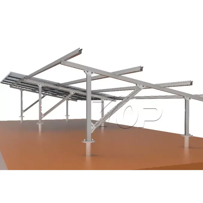 ZAM Steel Ground Mount ໂຄງປະກອບການ